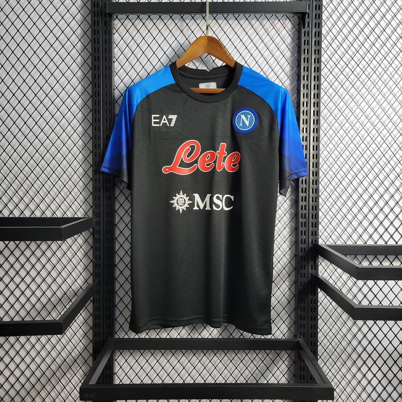 Camisa Napoli Treino Preta 22/23 - Versão Torcedor - Pk_imports_01 