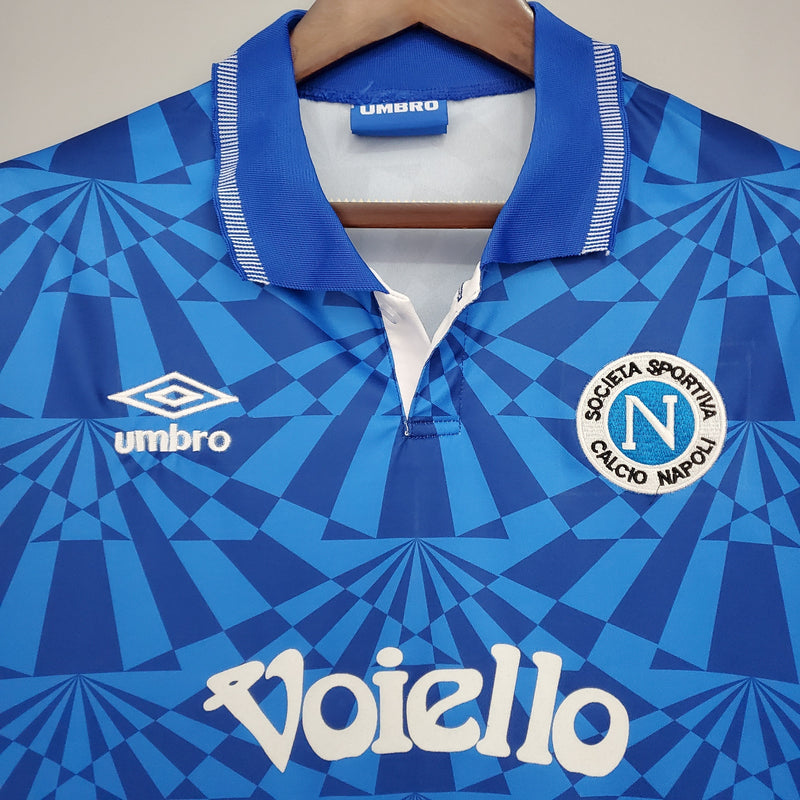 Camisa Napoli Titular 91/93 - Versão Retro - Pk_imports_01 