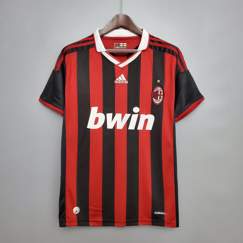 Camisa Milan Titular 09/10 - Versão Retro - Pk_imports_01 