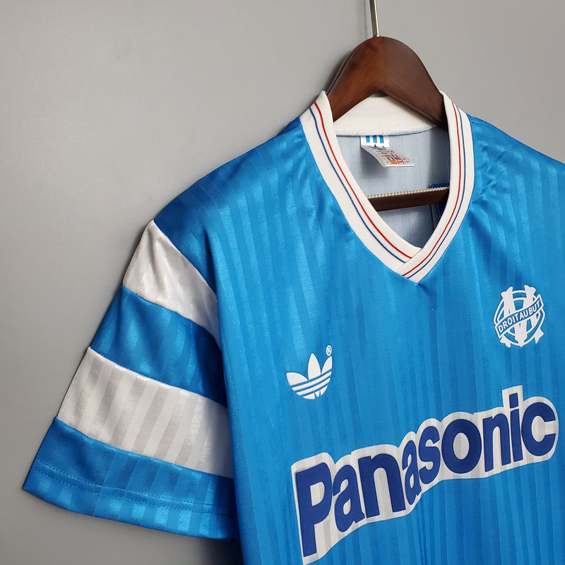 Camisa Olympique de Marseille Reserva 90/91 - Versão Retro - Pk_imports_01 