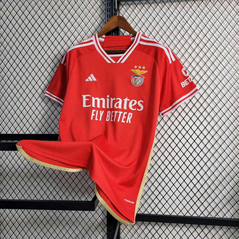 Camisa Benfica Home 23/24 - Adidas Torcedor Masculina - Lançamento - Pk_imports_01 