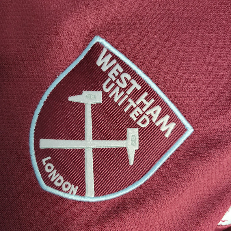 Camisa West Ham Titular 22/23 - Versão Torcedor - Pk_imports_01 