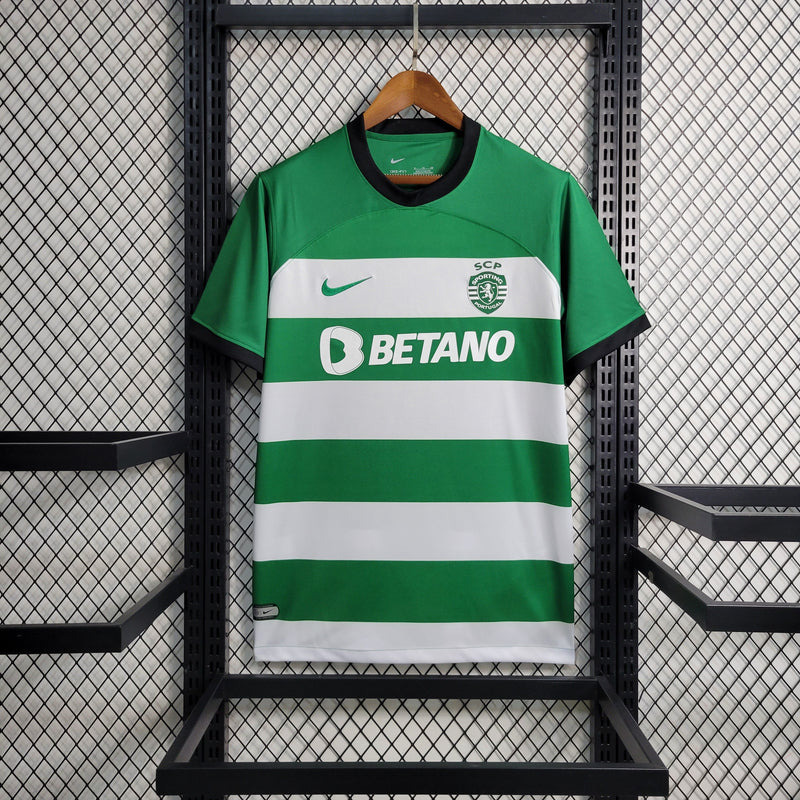 Camisa Sporting Home 23/24 - Nike Torcedor Masculina - Lançamento - Pk_imports_01 