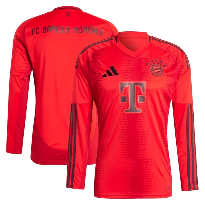 Camisa Bayern de Munique  Home manga longa 24/25 Adidas - Versão torcedor lançamento