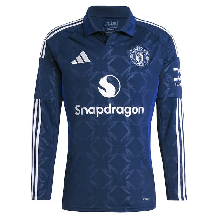 Camisa Manchester unietd Away manga longa 24/25 Adidas - Versão torcedor lançamento