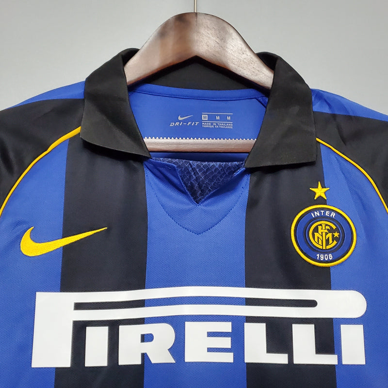 Camisa Inter de Milão Titular 01/02 - Versão Retro - Pk_imports_01 