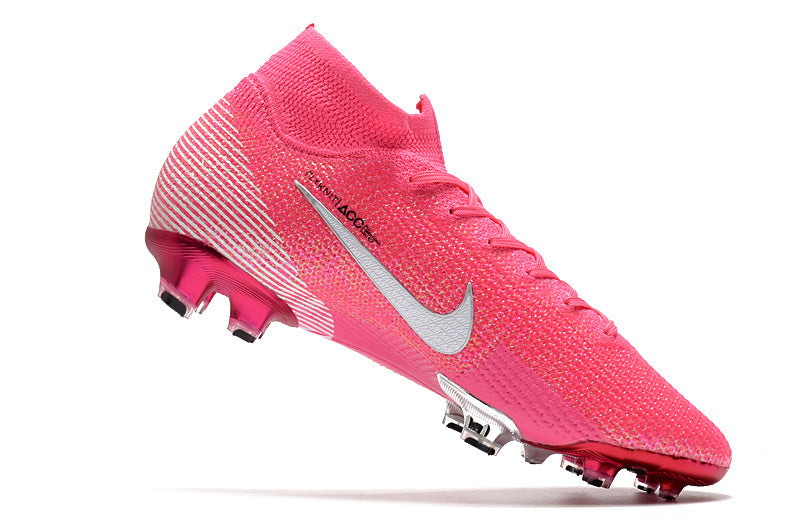 Chuteira Nike Mercurial Superfly 7 Elite Mbapp- Rosa FG - VELOP SPORTS