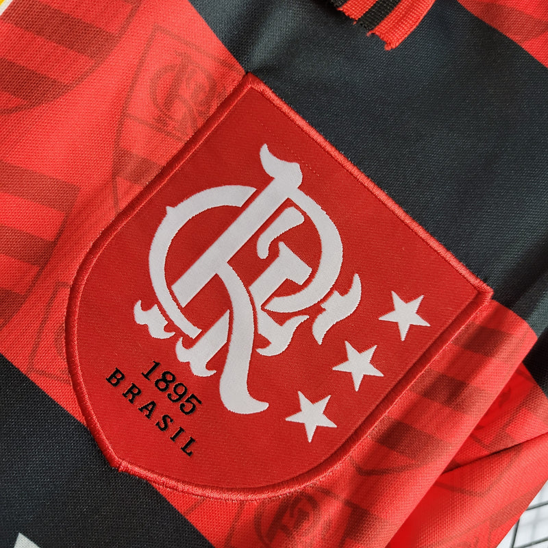 Camisa Flamengo Titular 1995 - Versão Retro - Pk_imports_01 