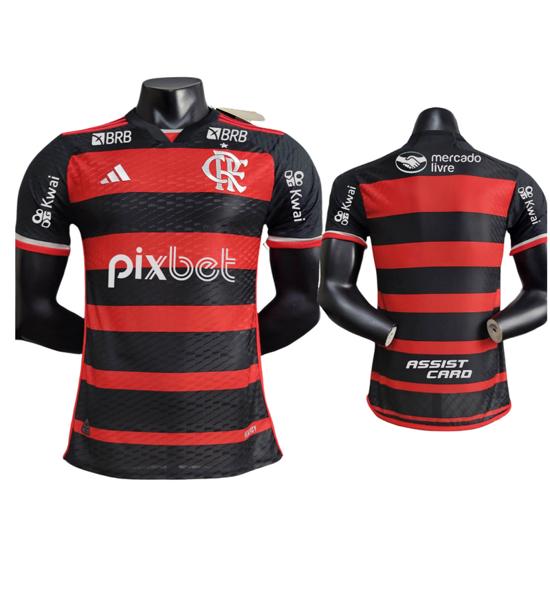 Camisa Flamengo Home +Patrocínio  24/25 Adidas - Versão jogador lançamento