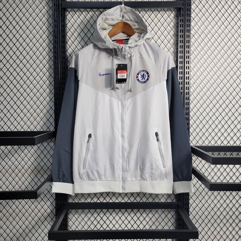 Jaqueta Corta Vento Chelsea 23/24 - Branco - Pk_imports_01 