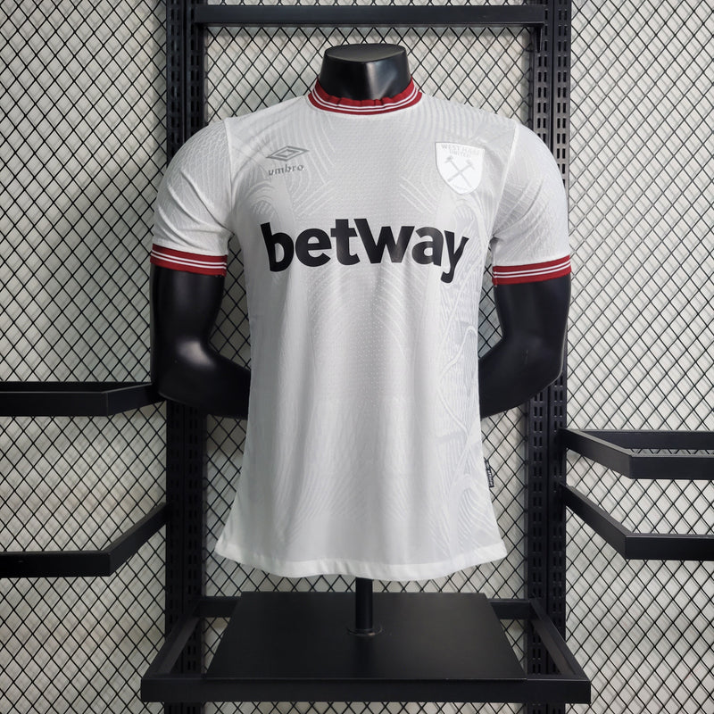 Camisa West Ham Away 23/24 - Umbro Jogador Masculino - Pk_imports_01 