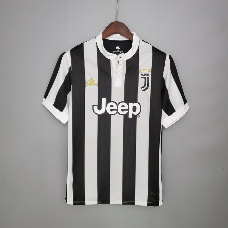 Camisa Juventus Titular 17/18 - Versão Retro - Pk_imports_01 