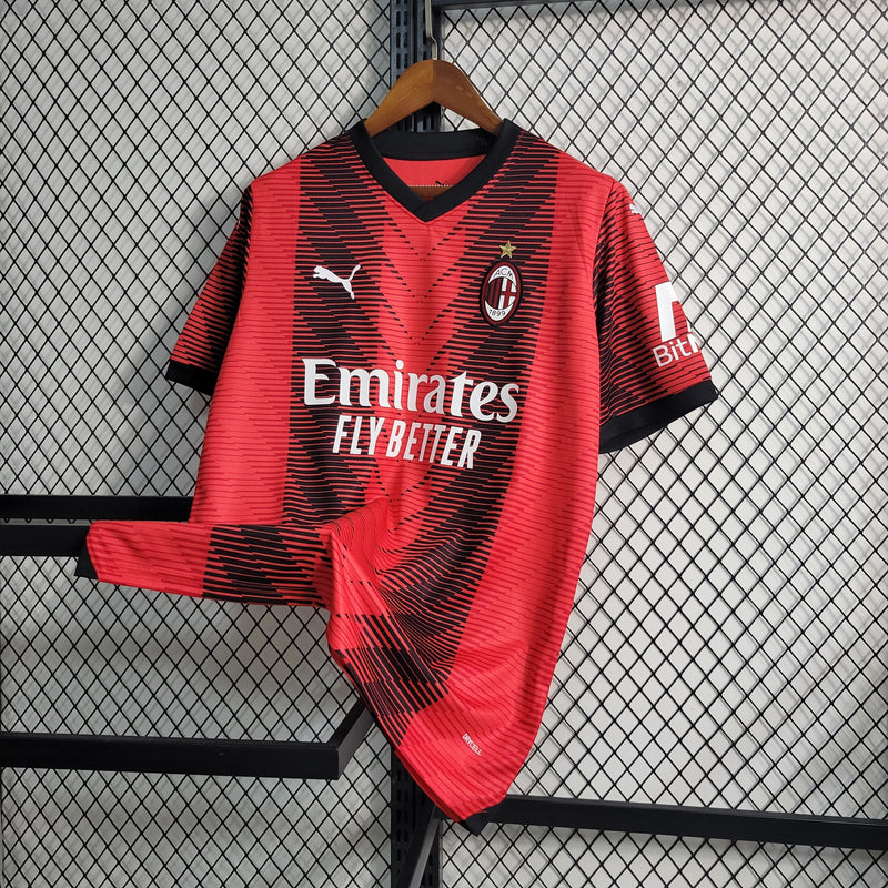 Camisa Milan Home 23/24 - Puma Torcedor Masculina - Lançamento - Pk_imports_01 