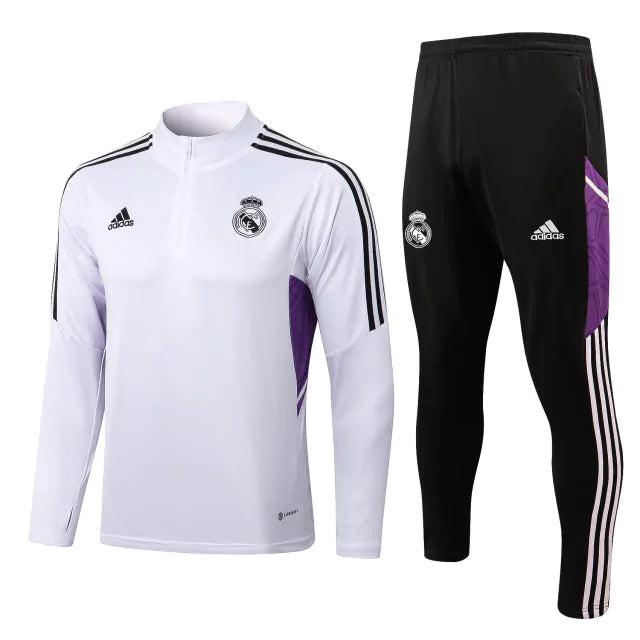 Conjunto de Treino Real Madrid 2023 Branco - Pk_imports_01 