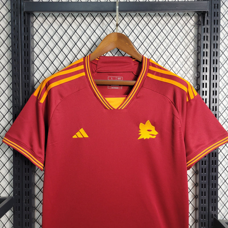 Camisa Roma Home 23/24 - Adidas Torcedor Masculina - Lançamento - Pk_imports_01 