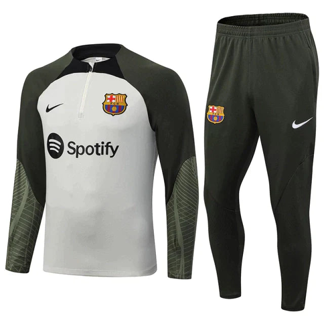 Conjunto de Treino Barcelona 2023 Branco - Pk_imports_01 