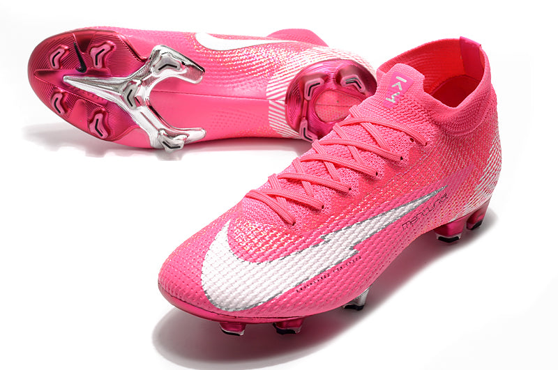 Chuteira Nike Mercurial Superfly 7 Elite Mbapp- Rosa FG - VELOP SPORTS