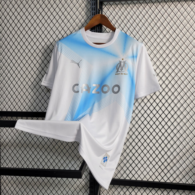 Camisa Olympique Marseille 23/24 - Puma Torcedor Masculina - Lançamento - Pk_imports_01 