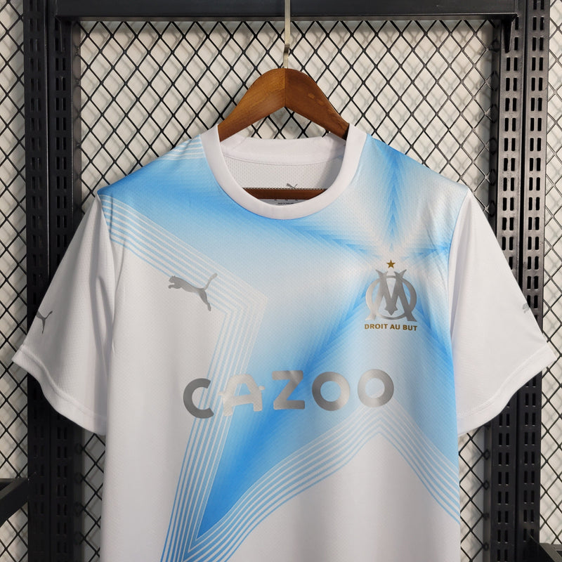 Camisa Olympique Marseille 23/24 - Puma Torcedor Masculina - Lançamento - Pk_imports_01 