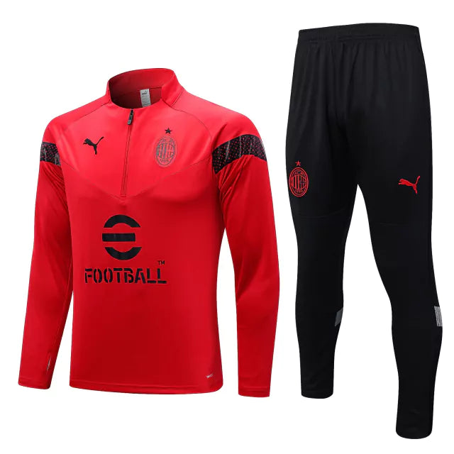 Conjunto de Treino Milan 2023 Vermelho - Pk_imports_01 