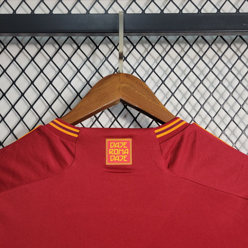 Camisa Roma Home 23/24 - Adidas Torcedor Masculina - Lançamento - Pk_imports_01 