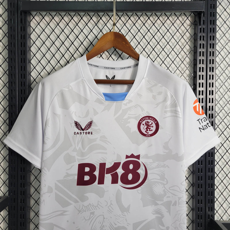 Camisa Aston Villa Away 23/24 Castore Torcedor Masculina - Lançamento - Pk_imports_01 