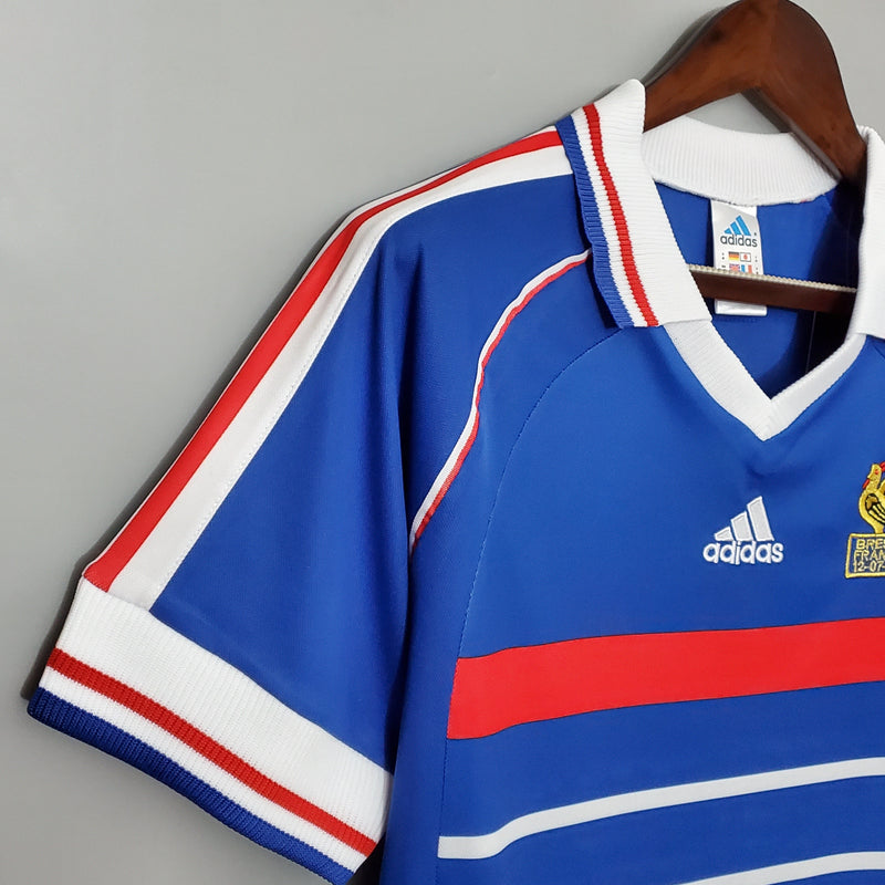 Camisa França Titular 1998 - Versão Retro - Pk_imports_01 