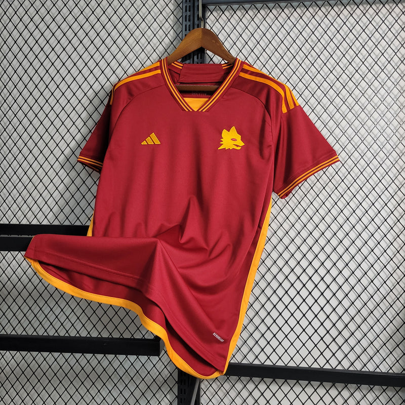 Camisa Roma Home 23/24 - Adidas Torcedor Masculina - Lançamento - Pk_imports_01 