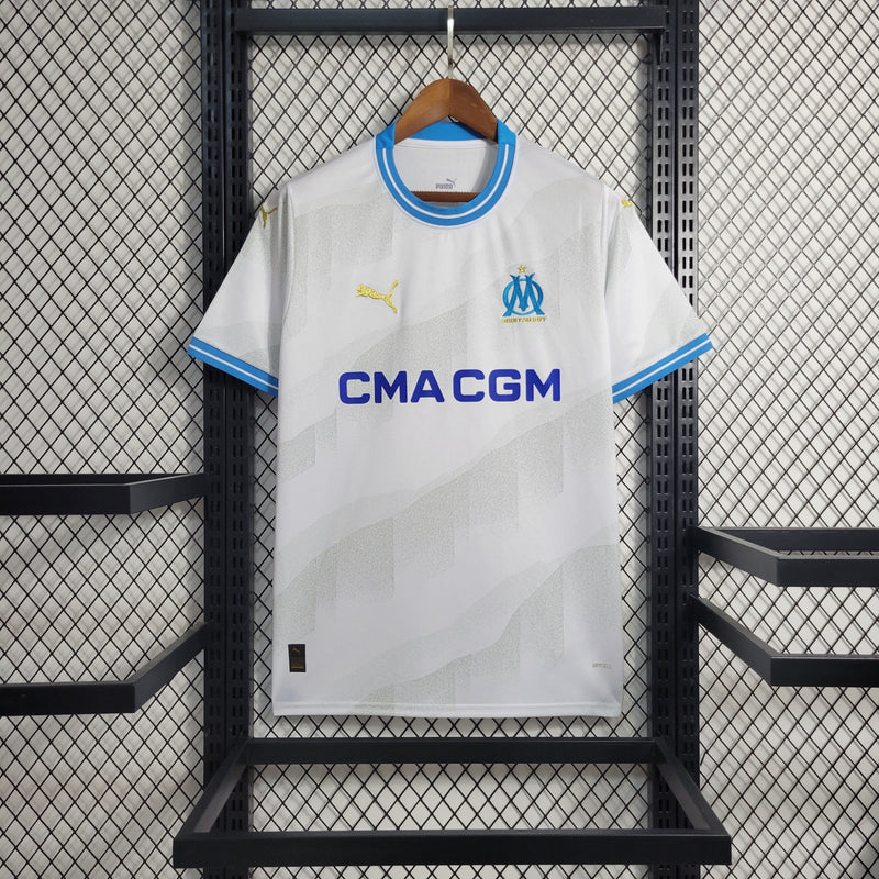 Camisa Olympique de Marseille Home 23/24 - Puma Torcedor Masculina - Pk_imports_01 