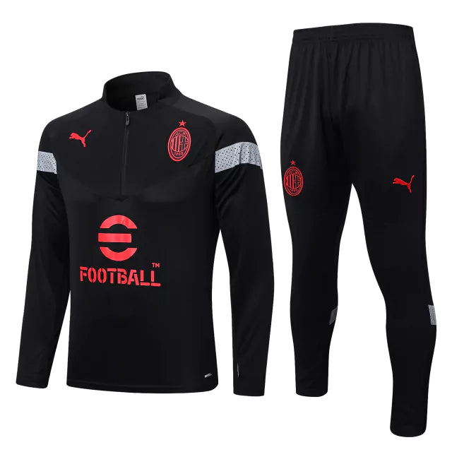 Conjunto de Treino Milan 2023 Preto - Pk_imports_01 