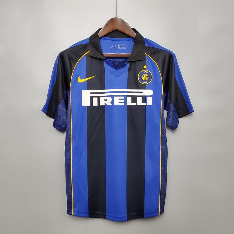 Camisa Inter de Milão Titular 01/02 - Versão Retro - Pk_imports_01 