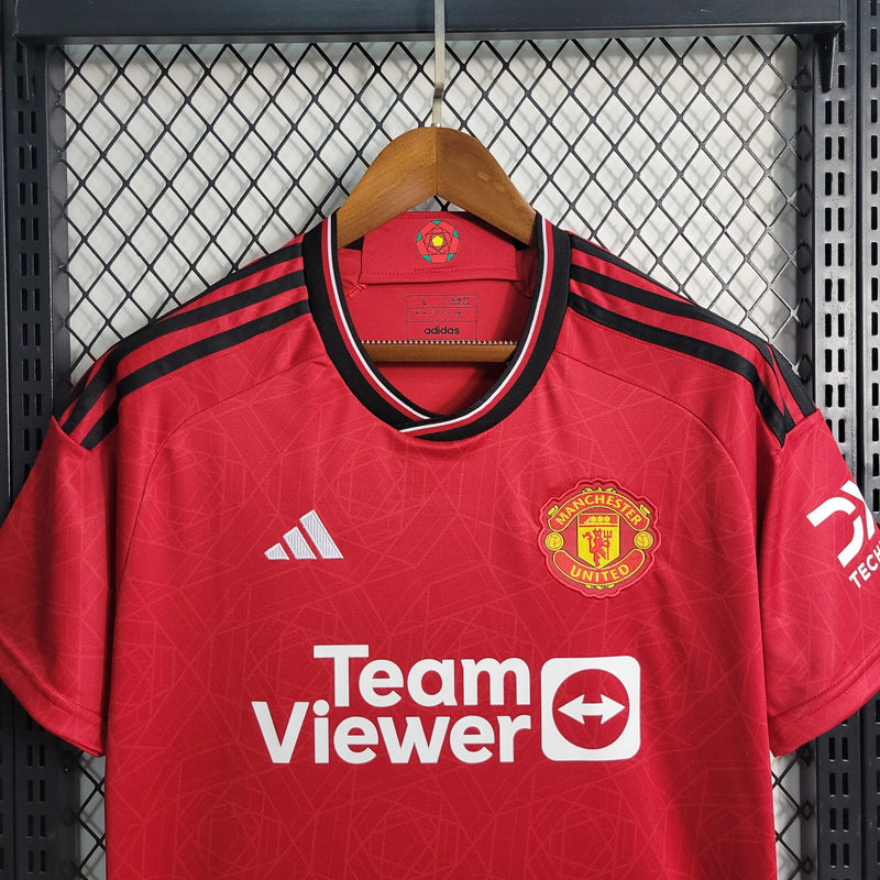 Camisa Manchester United Home 23/24 - Adidas Torcedor Masculina - Lançamento - Pk_imports_01 