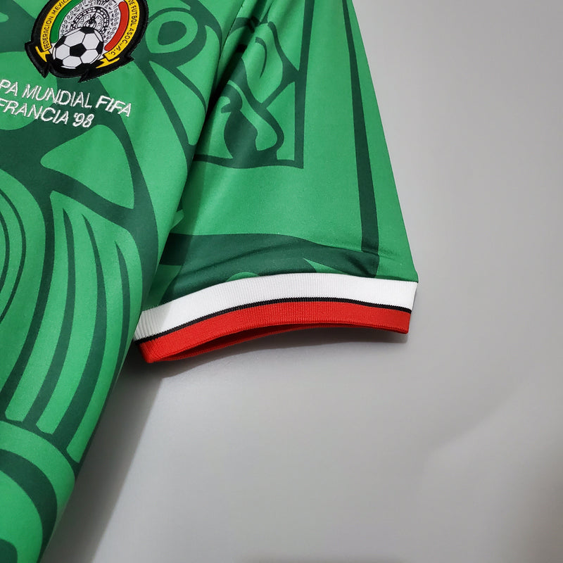 Camisa México Titular 1998 - Versão Retro - Pk_imports_01 