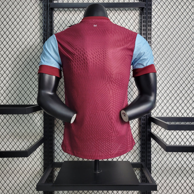 Camisa West Ham Home 23/24 - Umbro Jogador Masculino - Pk_imports_01 