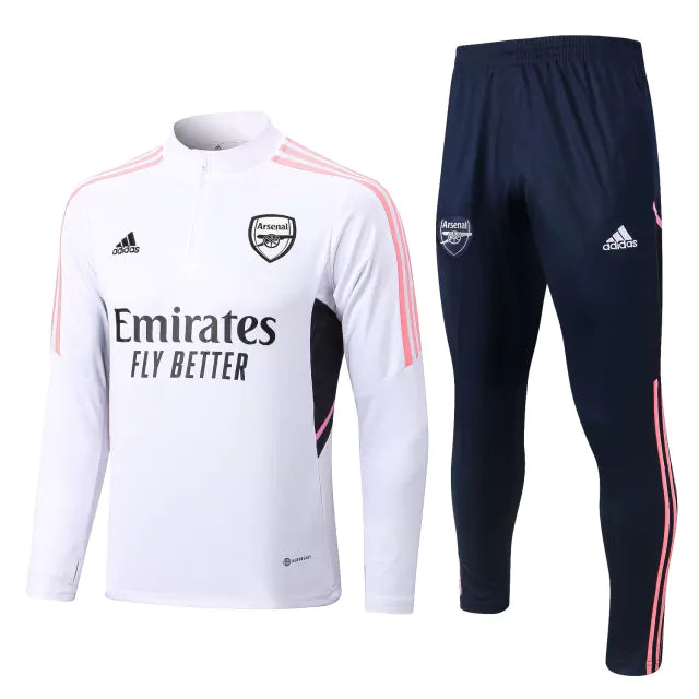 Conjunto de Treino Arsenal 2023 Branco - Pk_imports_01 