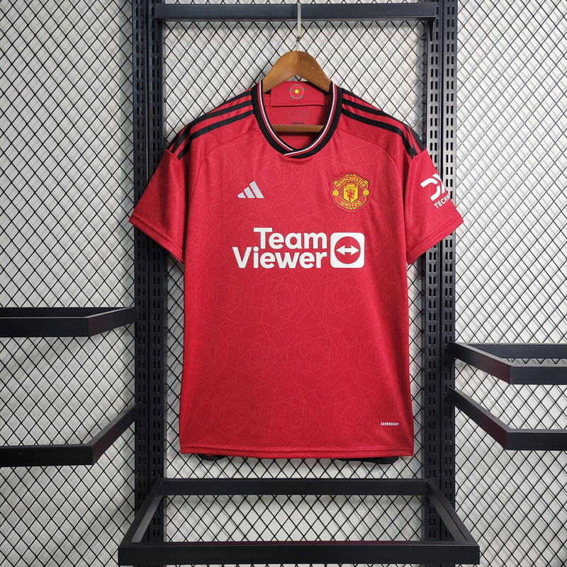 Camisa Manchester United Home 23/24 - Adidas Torcedor Masculina - Lançamento - Pk_imports_01 