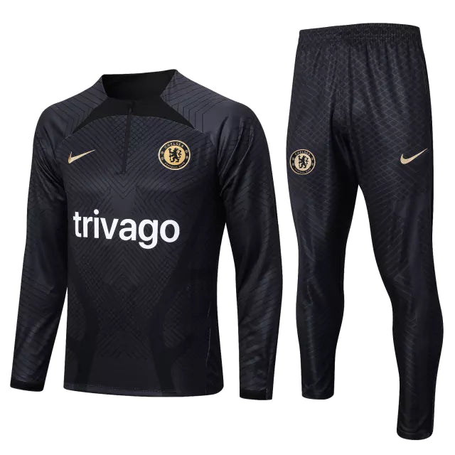 Conjunto de Treino do Chelsea 22/23 Preto - Pk_imports_01 