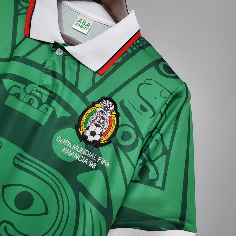 Camisa México Titular 1998 - Versão Retro - Pk_imports_01 