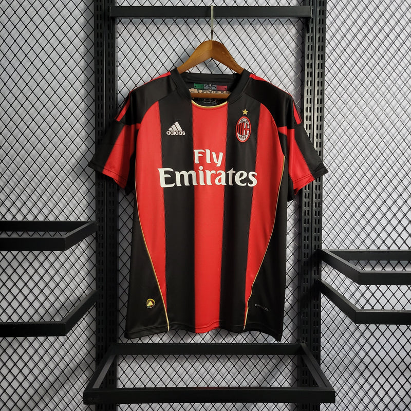 Camisa Milan Titular 10/11 - Versão Retro - Pk_imports_01 