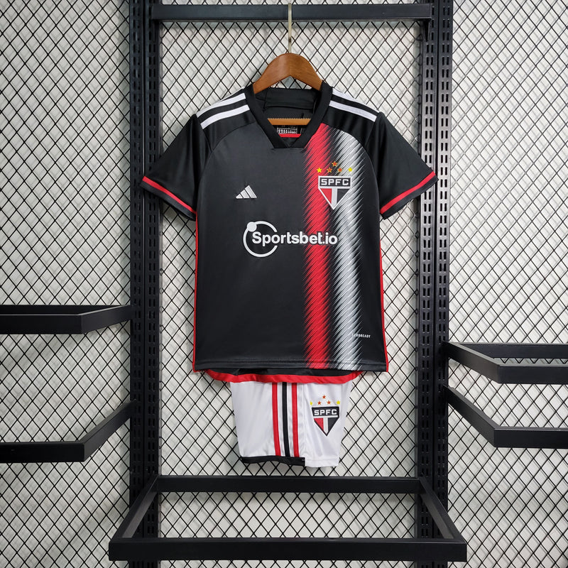 Kit Infantil São Paulo Away III 23/24 - Pk_imports_01 