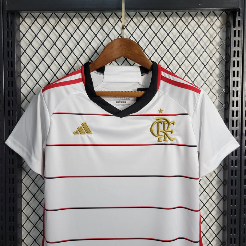 Kit Infantil Flamengo Away 23/24 - Pk_imports_01 