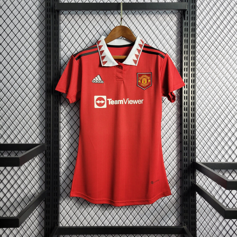 Camisa Manchester United Titular 22/23 - Versão Feminina - Pk_imports_01 