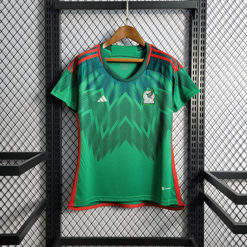 Camisa México Titular 22/23 - Versão Feminina - Pk_imports_01 