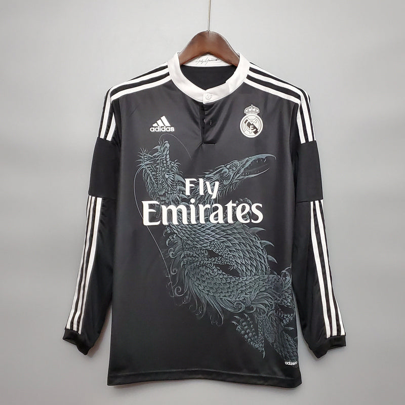 Camisa Real Madrid III 14/15 - Versão Retro Manga Comprida - Pk_imports_01 