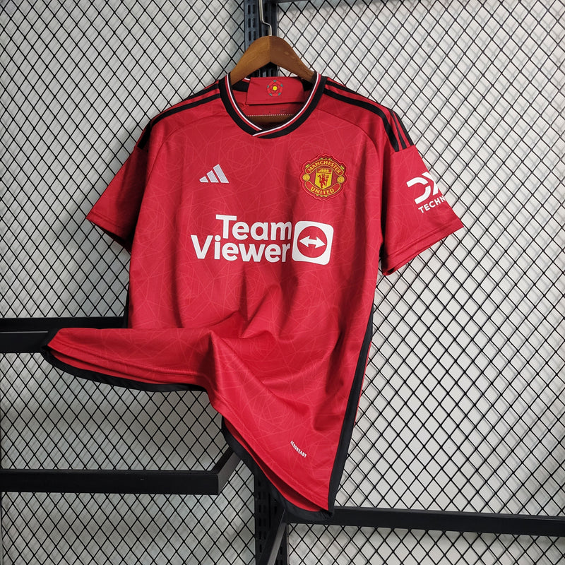 Camisa Manchester United Home 23/24 - Adidas Torcedor Masculina - Lançamento - Pk_imports_01 