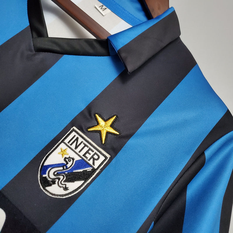 Camisa Inter de Milão Titular 88/90 - Versão Retro - Pk_imports_01 