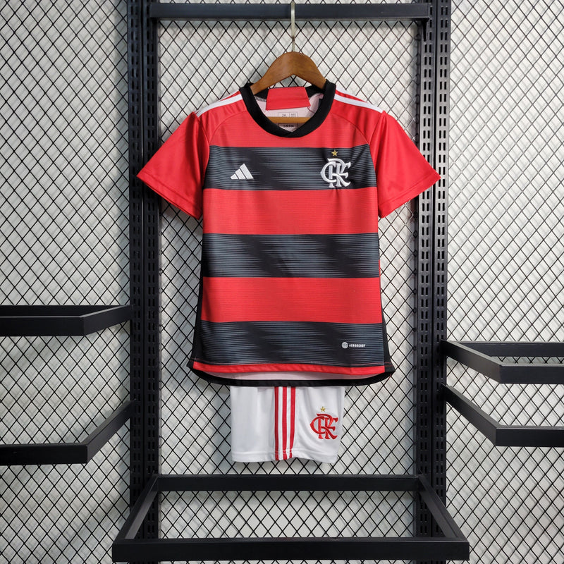 Kit Infantil Flamengo Titular 23/24 - Pk_imports_01 