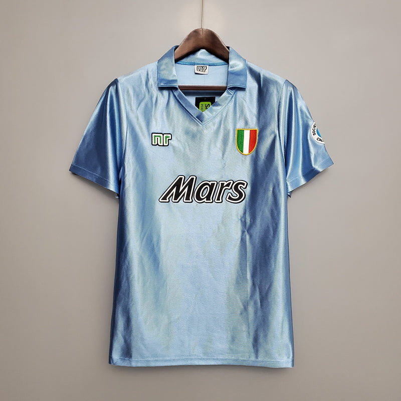 Camisa Napoli Titular 90/91 - Versão Retro - Pk_imports_01 