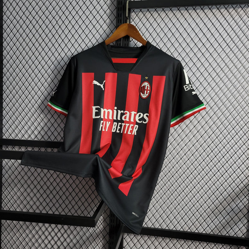 Camisa Milan Titular 22/23 - Versão Torcedor - Pk_imports_01 