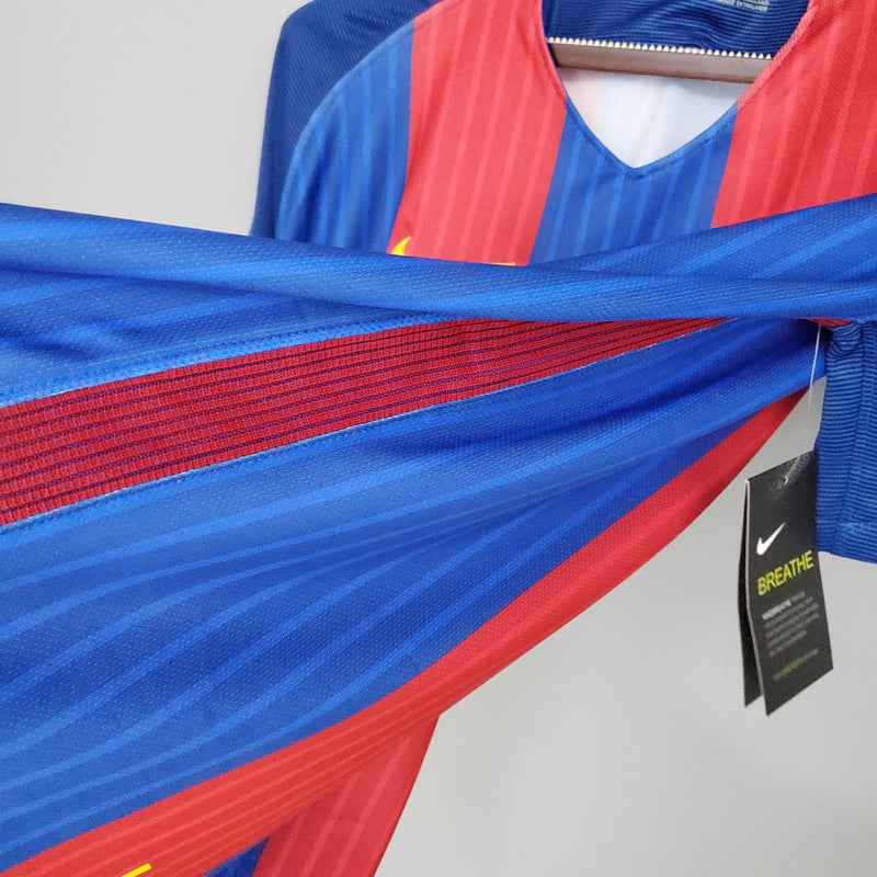 Camisa Barcelona Titular 16/17 - Versão Retro - Pk_imports_01 